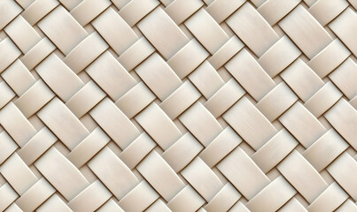 Fototapeta premium Woven Texture Background in Neutral Tones for Design Projects