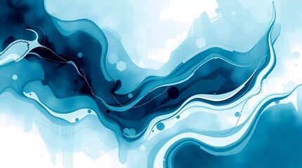 Cloudy abstract fluid art desing, Digital Abstract Art with Energy Waves, Abstract Fluid Art Patterns.

