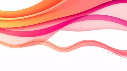 Vibrant Flowing Wave Pattern, Smooth Abstract Curve Art.
