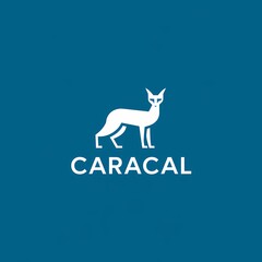 Fototapeta premium Sleek Caracal Vector Logo Design