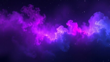 Obraz premium Cosmic Nebula Abstract Design