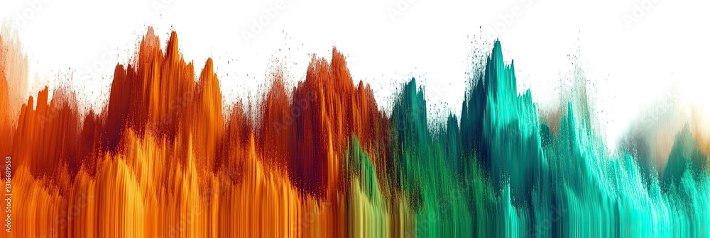 Poster Dynamic Paint Splashes Create an Energetic Atmosphere With Vibrant Color Patterns