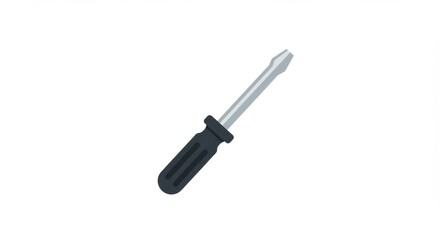 Fototapeta premium Sleek Modern Screwdriver Icon Illustration