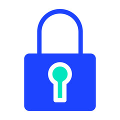Padlock Vector Icon Design Illustration