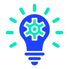 Solution Vector Icon Design Illustration