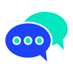 Chat Vector Icon Design Illustration