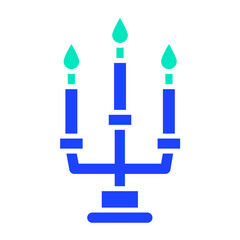 Candle Vector Icon Design Illustration