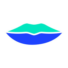 Lips Vector Icon Design Illustration