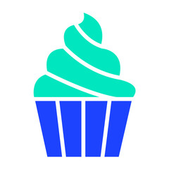 Sweet muffin Vector Icon Design Illustration