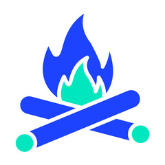 Bonfire Vector Icon Design Illustration