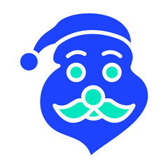 Santa claus Vector Icon Design Illustration
