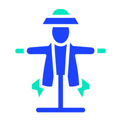 Scarecrow Vector Icon Design Illustration
