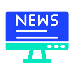 News Vector Icon Design Illustration