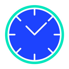 Clock Vector Icon Design Illustration