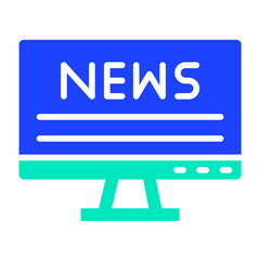 News Vector Icon Design Illustration