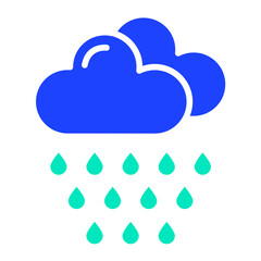 Rain Vector Icon Design Illustration
