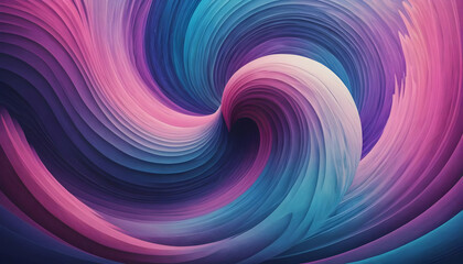 Swirling Abstract Shapes in Vibrant Colors and Fluid Motion
