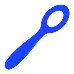 Spoon Vector Icon Design Illustration