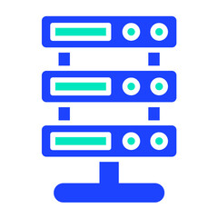 Obraz premium Server Vector Icon Design Illustration