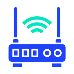 Router Vector Icon Design Illustration