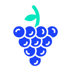 Grapes Vector Icon Design Illustration