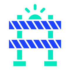 Barrier Vector Icon Design Illustration