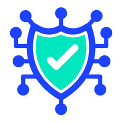 Shield Vector Icon Design Illustration