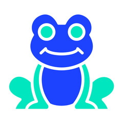 Frog Vector Icon Design Illustration