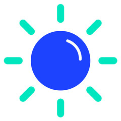 Sun Vector Icon Design Illustration
