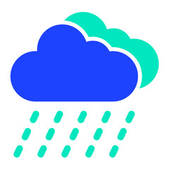Rain Vector Icon Design Illustration