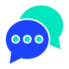 Chat Vector Icon Design Illustration