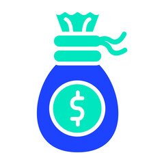 Money bag Vector Icon Design Illustration
