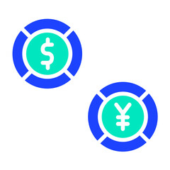 Currency Vector Icon Design Illustration