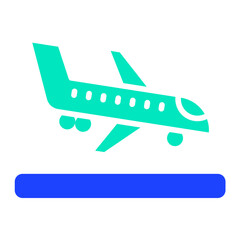 Landing Vector Icon Design Illustration