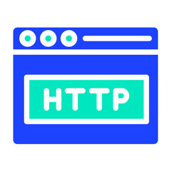 Http Vector Icon Design Illustration