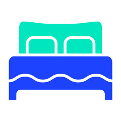 Bed Vector Icon Design Illustration