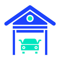 Garage Vector Icon Design Illustration