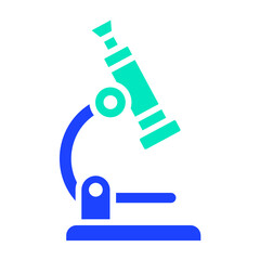 Microscope Vector Icon Design Illustration