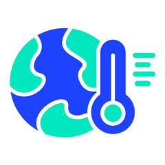 Global warming Vector Icon Design Illustration