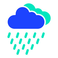Rain Vector Icon Design Illustration