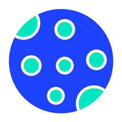 Moon phase Vector Icon Design Illustration