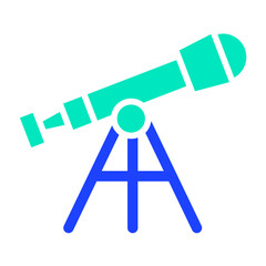 Telescope Vector Icon Design Illustration