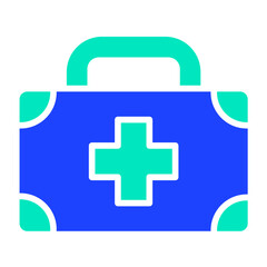Obraz premium First aid kit Vector Icon Design Illustration
