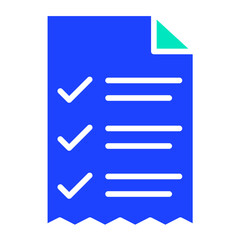 Receipt Vector Icon Design Illustration