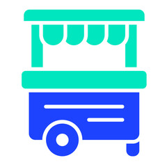 Street food Vector Icon Design Illustration