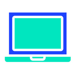 Laptop Vector Icon Design Illustration