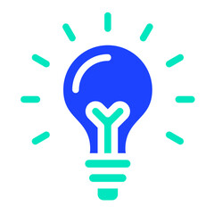 Light bulb Vector Icon Design Illustration