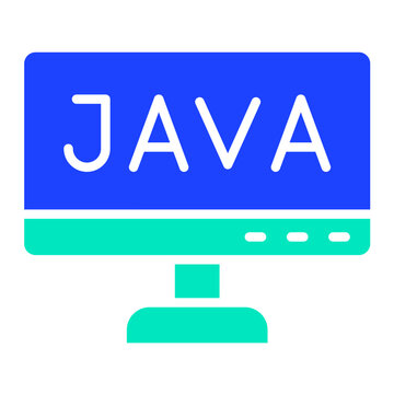 Java Vector Icon Design Illustration
