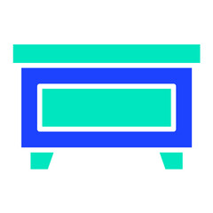 Desk Vector Icon Design Illustration