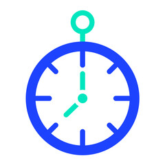 Clock Vector Icon Design Illustration